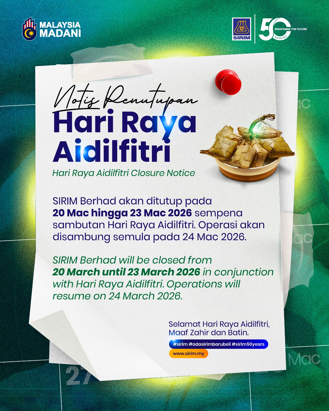 Waktu Operasi Ramadan 2026